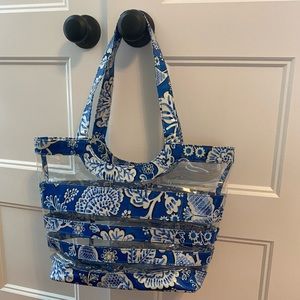 Vera Bradley vinyl tote